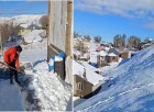 Adilcevaz’ın yüksek rakımlı köylerine kar yağdı