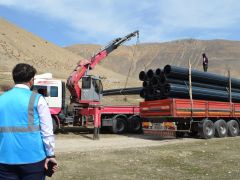 Adilcevaz’da sulama suyu sorunu çözülüyor