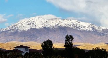 Süphan Dağı beyaza büründü