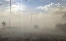 Adilcevaz’da toz bulutu etkili oldu